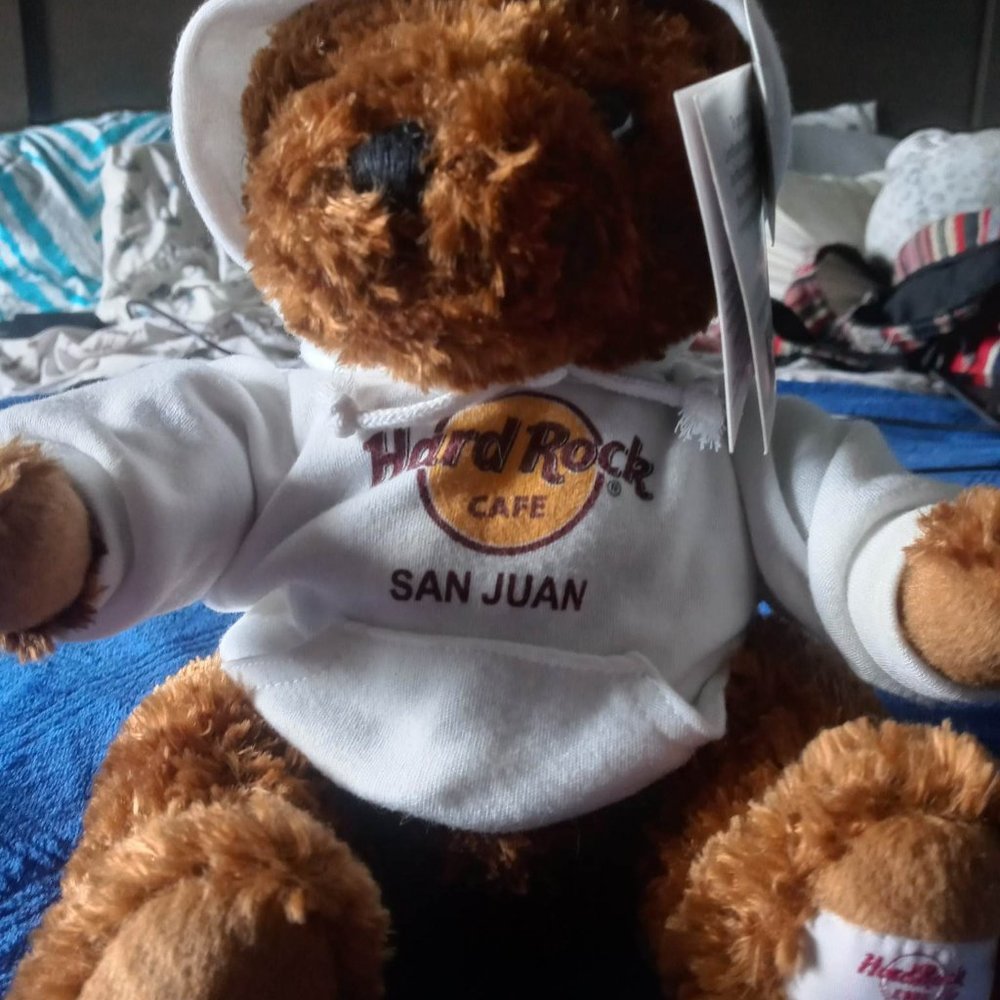 Hard Rock San Juan Small Collectible bear .~ new w/ tags